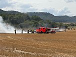 Feldbrand zwischen Klein- und Gro&szlig;furra (Foto: S. Dietzel)