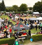 Der F&ouml;rderverein Naturschwimmbad Heldrungen lud zum 3. Flohmarkt (Foto: Peter Ke&szlig;ler)