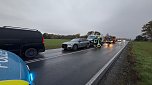 Unfall auf der B243 (Foto: S. Dietzel)