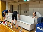 Vorbereitungen f&uuml;r das Handball-Wochenende (Foto: NSV)