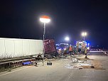 LKW-Unfall auf der Autobahn 38 (Foto: S.Dietzel) LKW-Unfall auf der Autobahn 38 (Foto: S.Dietzel)