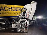 Ein Lkw-Unfall ereignete sich auf der A38. (Foto: Silvio Dietzel)