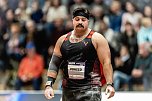 Der M&auml;nnerwettkampf beim 17. Kugelsto&szlig;-Indoor. (Foto: Christoph Keil)