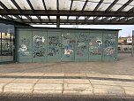 Graffiti-Schmiererei in Worbis (Foto: Stadt Leinefelde-Worbis)