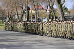 Verabschiedungsappell von Major Baumbach (Aufkl&auml;rungsbataillons 13 - Standort Gotha) auf dem Jahnplatz in Bad Langensalza (Foto: Eva Maria Wiegand)
