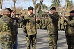 Verabschiedungsappell von Major Baumbach (Aufkl&auml;rungsbataillons 13 - Standort Gotha) auf dem Jahnplatz in Bad Langensalza (Foto: Eva Maria Wiegand)