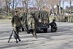 Verabschiedungsappell von Major Baumbach (Aufkl&auml;rungsbataillons 13 - Standort Gotha) auf dem Jahnplatz in Bad Langensalza (Foto: Eva Maria Wiegand)