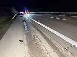 Unfall auf der S&uuml;dharz-Autobahn A 38 (Foto: Silvio Dietzel)