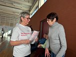 Die Herzsportler luden zum Tag der offenen T&uuml;r in die Turnhalle des S&uuml;dharz-Klinikums (Foto: Wilfried Ro&szlig;mell)