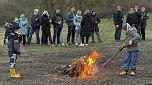 Feuer am Gr&uuml;ndonnertag in Herreden (Foto: vgf)