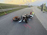 Gesperrte Stra&szlig;e wurde Motorradfahrer zum Verh&auml;ngnis (Foto: S. Dietzel)