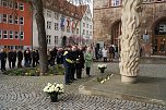 Gedenken zum 81. Jahrestag der Bombardierung Nordhausens auf dem Rathausplatz (Foto: agl)