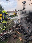 Brand in Bielen (Foto: Silvio Dietzel/Feuerwehr)