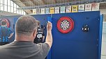 Das 1. Dartturnier des j&uuml;ngst gegr&uuml;ndeten Nordth&uuml;ringer Dartclubs fand gestern in der Wiedigsburghalle statt (Foto: agl)