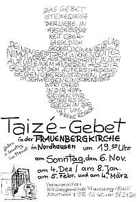 Plakat zum Gebet (Foto: privat)