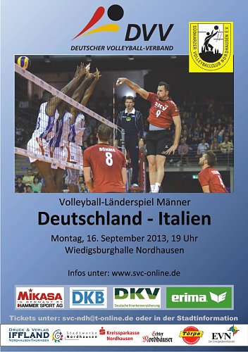 Das offizielle Plakat (Foto: SVC Nordhausen)