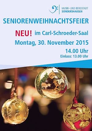 Weihnachtsfeier f&uuml;r die Senioren (Foto: Stadt Sondershausen)