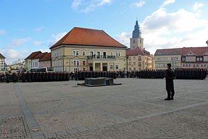 Feierliche Vereidigung auf dem Markt (Foto: Karl-Heinz Herrmann)
