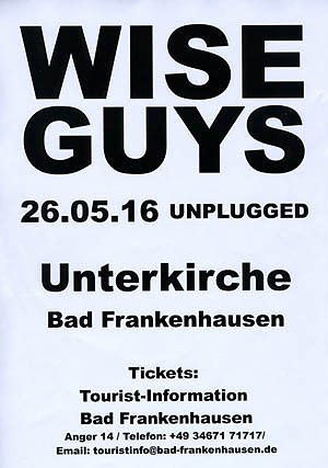 Konzert mit den Wise Guys in Bad Frankenhausen (Foto: Stadtmarketing Bad Frankenhausen)