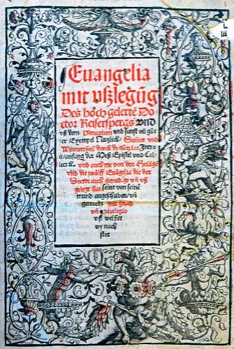 Titelblatt Evangelien (Foto: Archiv Kneffel)