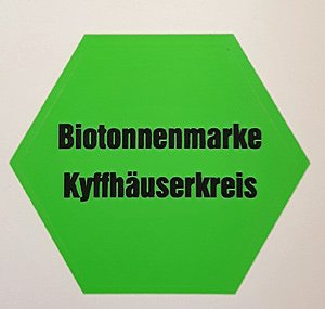 Neue Biotonnenmarke (Foto: Landratsamt Kyffh&auml;userkreis)
