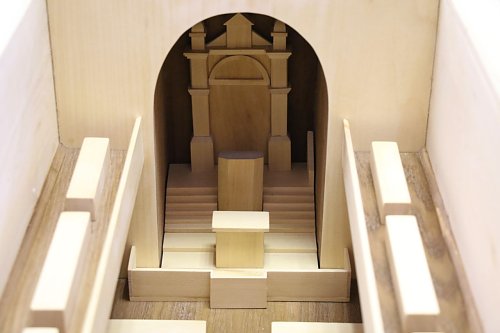 Das Innere der Syngagoe weicht von der Tradition ab (Foto: agl)