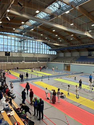 Perfekte Wettkampfhalle für die Fechter (Foto: Fechtsprtclub Nordhausen)