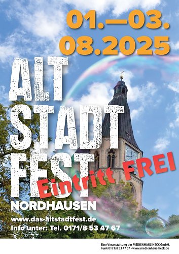 Plakat zum Altstadtfest 2025 (Foto: Agentur)