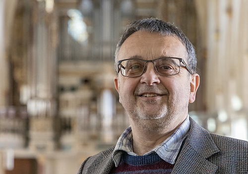 Matthias Drei&szlig;g, Organist der Predigerkirche Erfurt (Foto: Vox Organi)