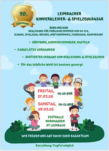 Plakat zum Kindersachenbasar (Foto: Julia Klaan)
