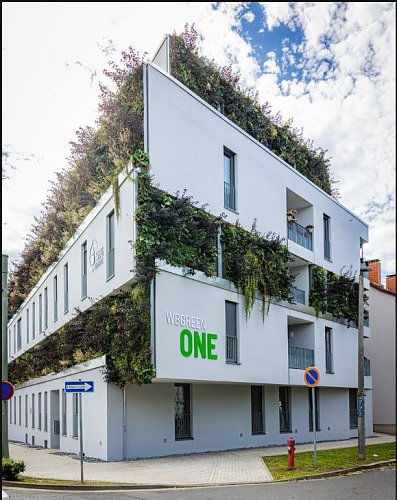 Das WBG Green One in der Stolberger Stra&szlig;e geh&ouml;rt zu den innovativen H&auml;usern der Genossenschaft.  (Foto: WBG)