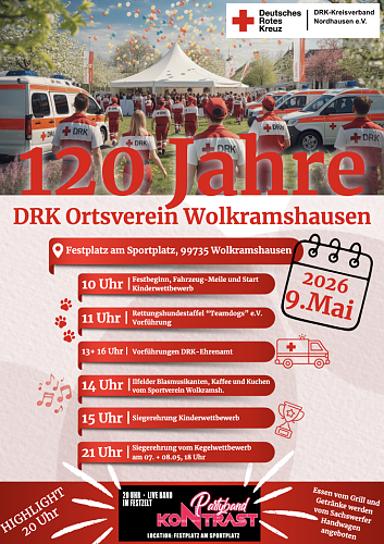 Plakat  (Foto: DRK Wolkramshausen)