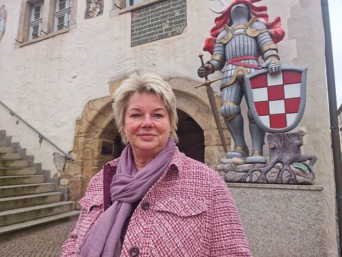 Franka Hitzing ist seit gut neun Monaten B&uuml;rgermeisterin der Landgemeinde (Foto: agl)