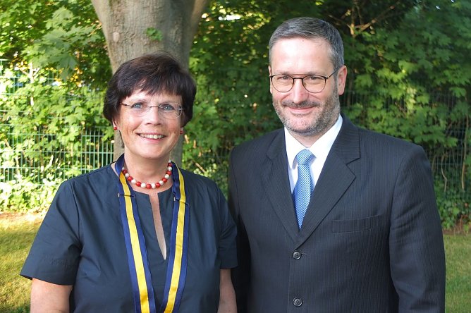 Hildegard Seidel wird erste Präsidentin der Nordhäuser Rotarier (Foto: Rotary Club Nordhausen)