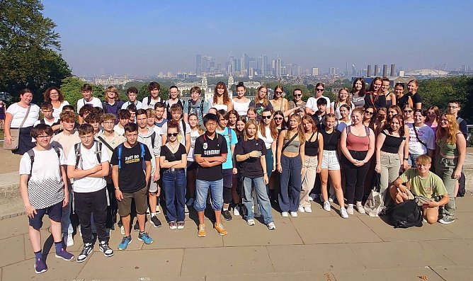 England Fahrt der 10. Klassen brachte die Schülerinnen und Schüler auch nach London (Foto: Humboldt-Gymnasium)