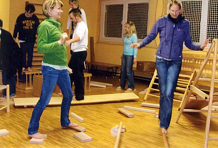 Beweglicher Elternabend (Foto: P. Zollner  Kita "K&auml;the Kollwitz" Sondershausen )