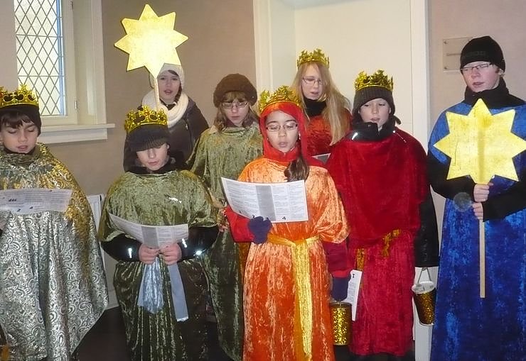 Sternsinger unterwegs (Foto: privat)