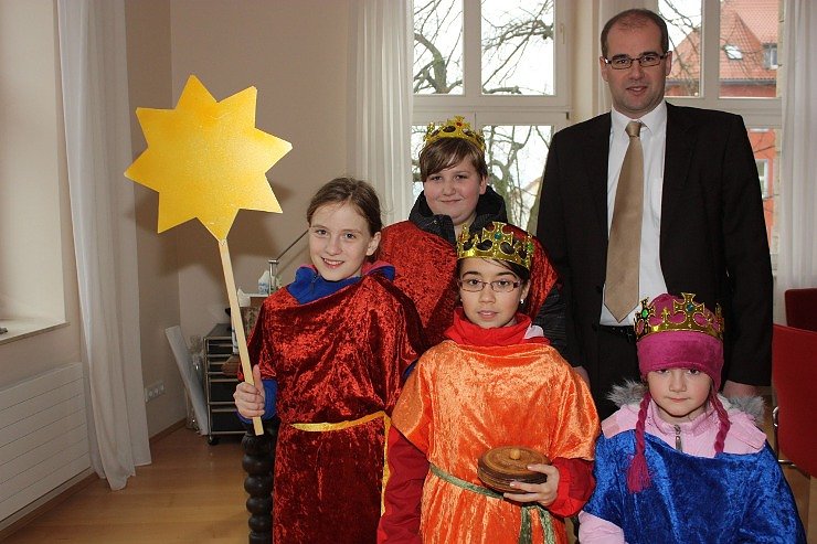 Sternsinger im Rathaus (Foto: privat)