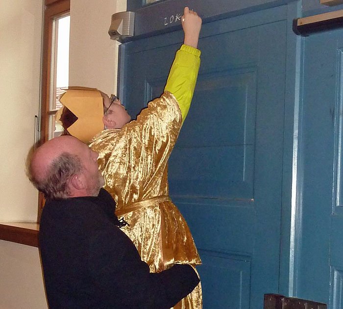 Sternensinger im Landratsamt (Foto: privat)