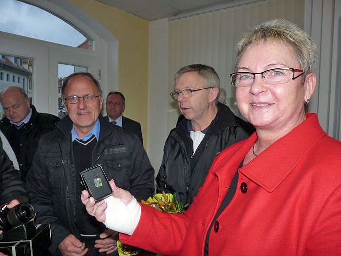 Die Linke gab Empfang (Foto: Karl-Heinz Herrmann)