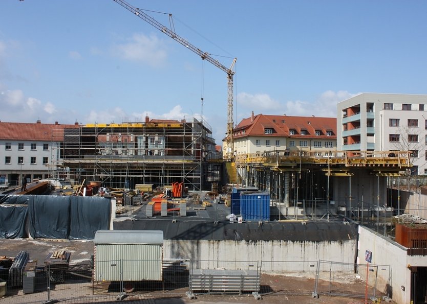 Neubau nimmt Konturen an (Foto: privat) Neubau nimmt Konturen an (Foto: privat)