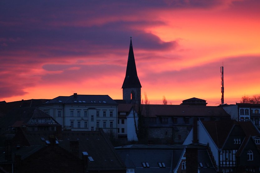 Morgenrot am 1.1.2013 (Foto: nnz)