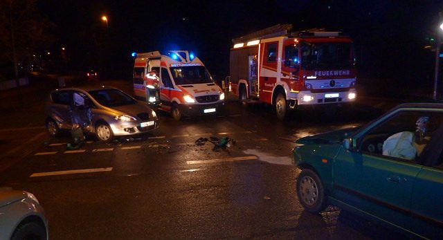 Erneut Unfall an Taschenberg-Kreuzung (Foto: nnz) Erneut Unfall an Taschenberg-Kreuzung (Foto: nnz)