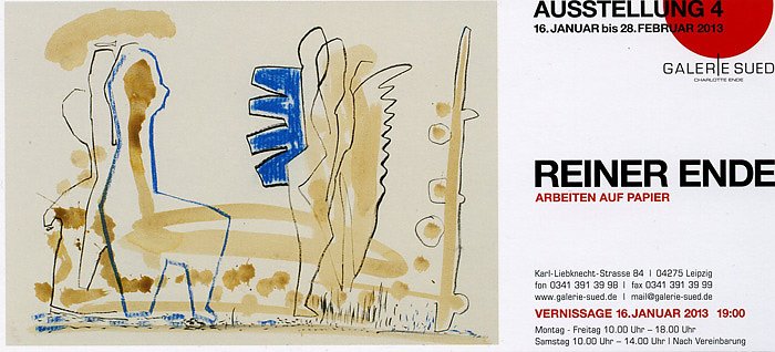 "Arbeiten auf Papier" (Foto: Reiner Ende)