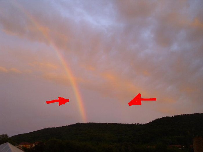 Regenbogen ohne Regen? (Foto: Thomas Leipold)