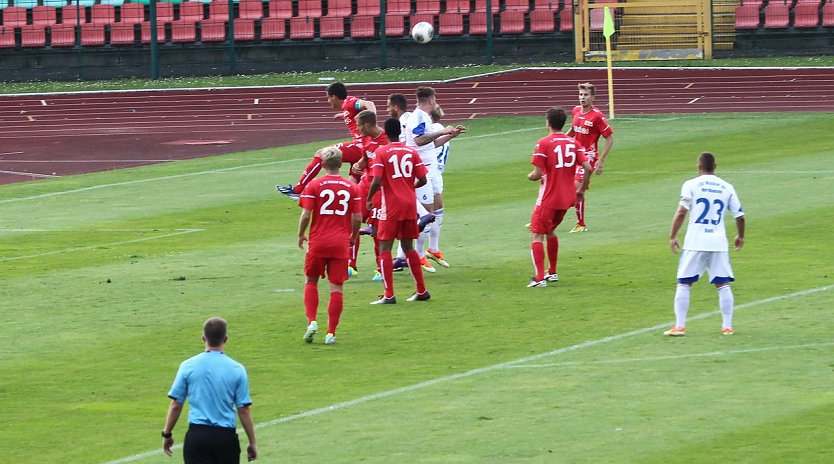 Union f&uuml;hrt zur Halbzeit 2:0 (Foto: nnz)