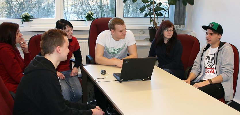 Azubis in Potsdam erstellten Website für Bleicheröder Sportverein (Foto: privat) Azubis in Potsdam erstellten Website für Bleicheröder Sportverein (Foto: privat)