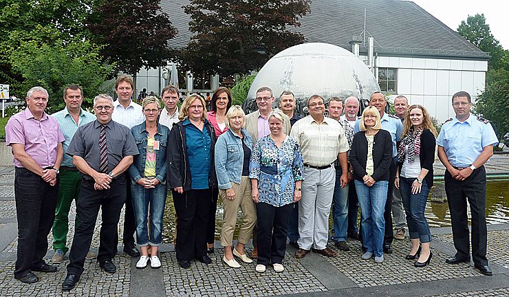 Schulung Katastrophenschutz-Stab in Ahrweiler (Foto: Landratsamt Kyffh&auml;userkreis)