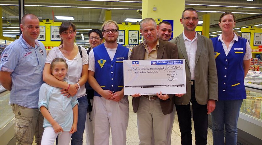 &Uuml;bergeben (Foto: privat)