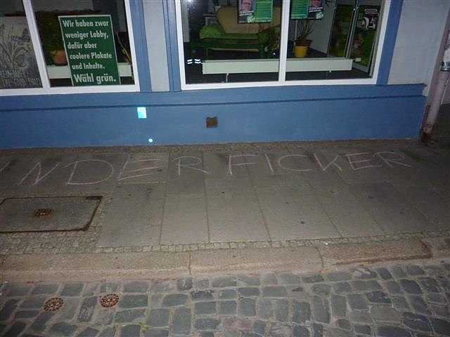 Beschmiert (Foto: nnz)